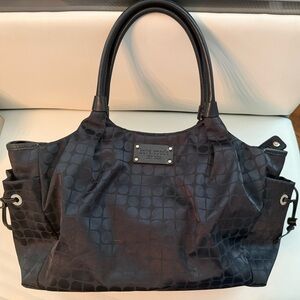Kate Spade Stevie Black Patterned Tote or Baby Bag